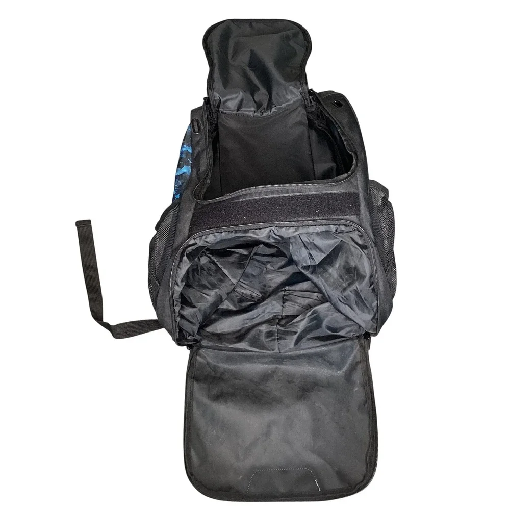 Wolt Backpack Unisex Large Blue Camo Good Condition Tactical Sporty Gym Bag